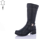 Сапоги Qq Shoes 244D black в магазине Фонтан Обуви