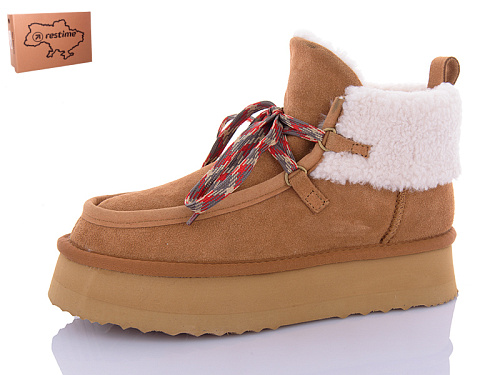 Угги Restime YWZ24452 camel в магазине Фонтан Обуви