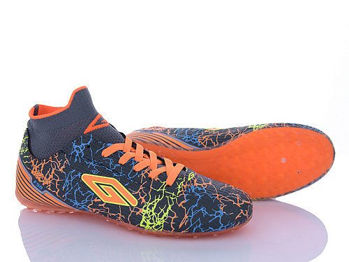 Спорт Vs Dugana 006 black-orange (40-44) в магазине Фонтан Обуви