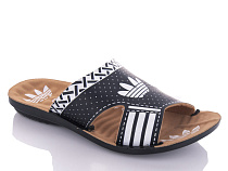 Шлепанцы Gurkem Adik black-white (30-35) в магазине Фонтан Обуви