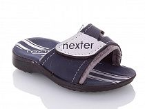 Шлепанцы Nexter H07 navy-grey в магазине Фонтан Обуви