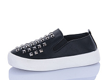 Слипоны Super Gear A01-729 black в магазине Фонтан Обуви