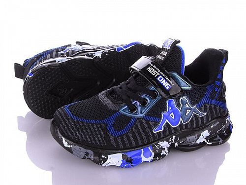 Кроссовки Angel Q54-B5501 black-navy в магазине Фонтан Обуви
