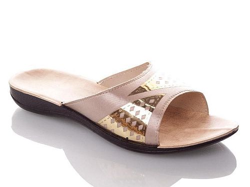 Шлепанцы Malibu WN7149 beige в магазине Фонтан Обуви