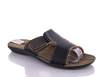 Шлепанцы Gurkem 5321 black-brown в магазине Фонтан Обуви