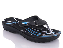 Шлепанцы Gurkem 6101 black-blue (30-35) в магазине Фонтан Обуви