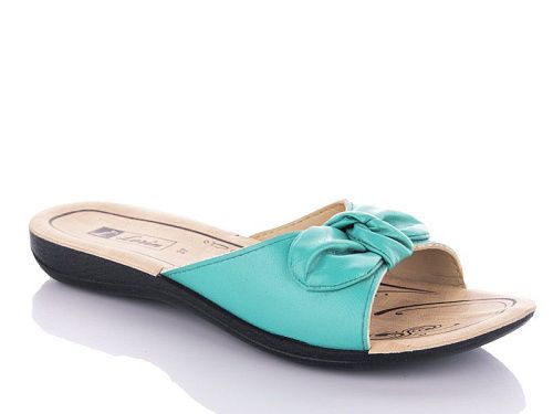 Шлепанцы Malibu WN7147 l.green в магазине Фонтан Обуви