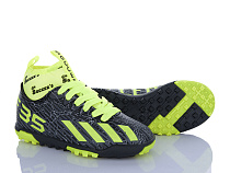 Спорт Vs Soccers 002 black-green (31-35) в магазине Фонтан Обуви