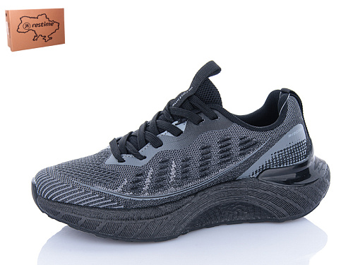 Кроссовки Restime UWL25525 black-grey в магазине Фонтан Обуви