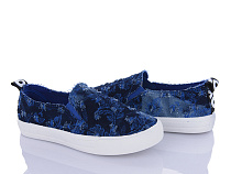 Слипоны Waldem WH48 d.blue в магазине Фонтан Обуви