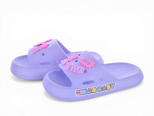 Шлепанцы Babyshop 2103 violet в магазине Фонтан Обуви