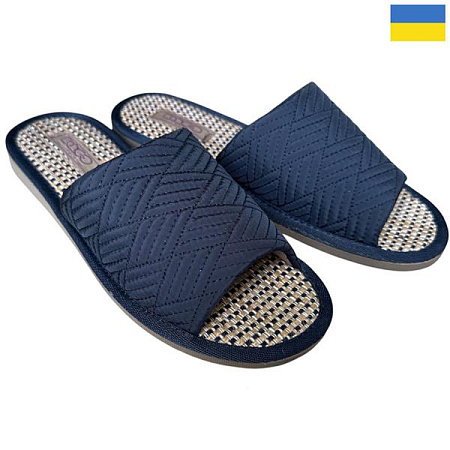 Тапочки Rai Shoes TC05 синій в магазине Фонтан Обуви
