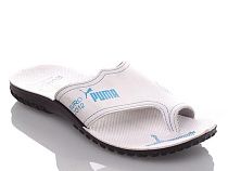 Шлепанцы Demur MEP white-blue P в магазине Фонтан Обуви