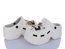 Кроксы Lion-Lu 8895 white в магазине Фонтан Обуви