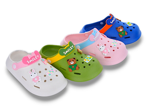 Кроксы Babyshop 608-2 mix в магазине Фонтан Обуви