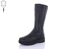 Сапоги Qq Shoes 623 black в магазине Фонтан Обуви