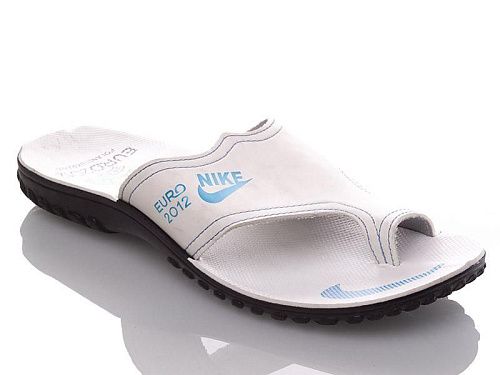Шлепанцы Demur MEN white-blue P в магазине Фонтан Обуви