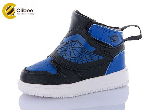 Кроссовки Clibee-Apawwa KJ06 black-blue в магазине Фонтан Обуви
