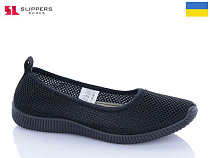 Туфли Slipers 2340 чорний в магазине Фонтан Обуви