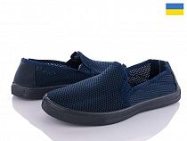 Слипоны No Brand С3 сетка синий в магазине Фонтан Обуви