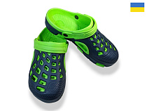 Кроксы Rai Shoes 308 син-зелений в магазине Фонтан Обуви