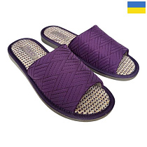 Тапочки Rai Shoes TC05 фіолет в магазине Фонтан Обуви