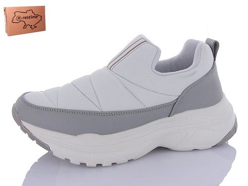 Ботинки Restime JWZ24376 grey в магазине Фонтан Обуви