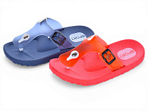 Шлепанцы Super Gear 01-2467 pink-blue mix в магазине Фонтан Обуви