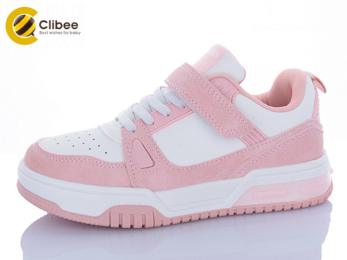 Кроссовки Clibee-Apawwa LC826 pink-white в магазине Фонтан Обуви
