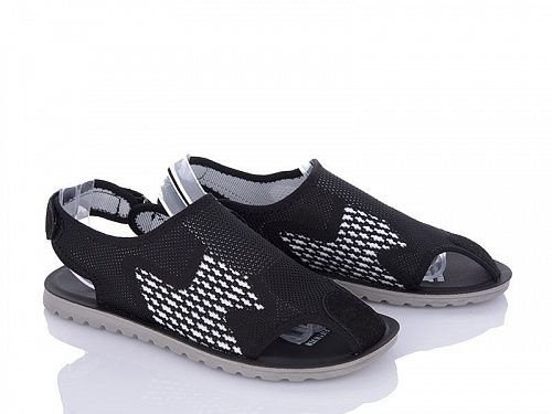 Сандалии Wonex M201-10 black-white в магазине Фонтан Обуви