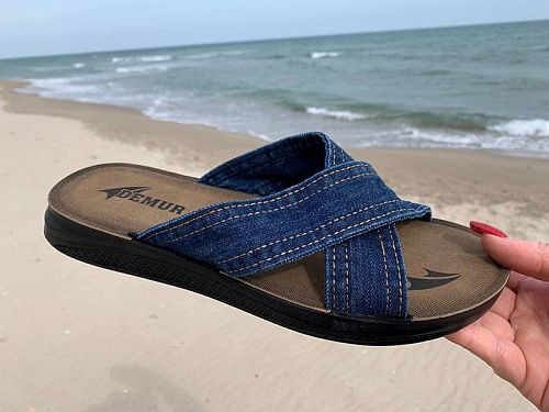 Шлепанцы Malibu MKB6105 blue в магазине Фонтан Обуви