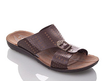 Шлепанцы Gurkem MKD3830 brown в магазине Фонтан Обуви