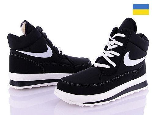 Ботинки Karolina 117 найк черный в магазине Фонтан Обуви