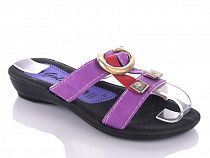 Шлепанцы Malibu Agolden purple в магазине Фонтан Обуви