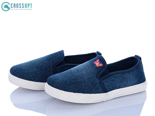 Слипоны Crossopt X01 navy в магазине Фонтан Обуви