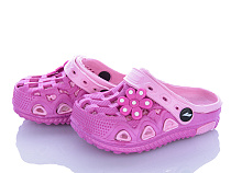 Кроксы Jibukang 04-5667 pink в магазине Фонтан Обуви
