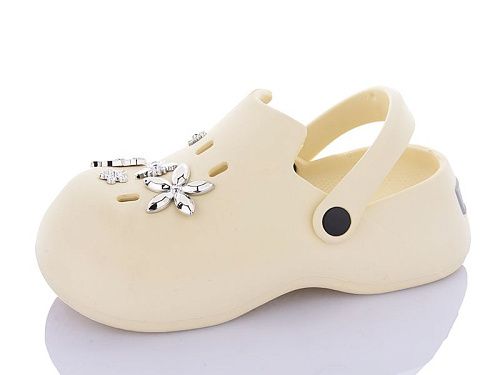 Кроксы Aba QQ49 beige в магазине Фонтан Обуви