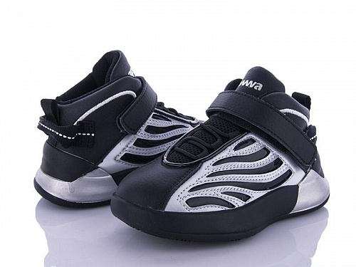 Кроссовки Apawwa DC41 black-silver в магазине Фонтан Обуви