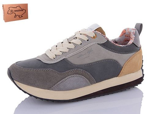Кроссовки Restime JWO24373 grey в магазине Фонтан Обуви