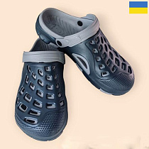 Кроксы Rai Shoes 308 синій-сірий в магазине Фонтан Обуви