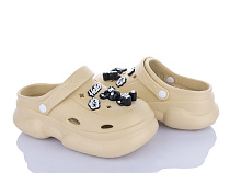 Кроксы Lion-Lu 8893 beige в магазине Фонтан Обуви