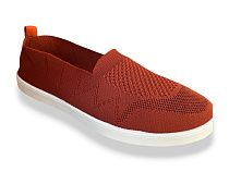 Слипоны Rai Shoes F08-025 кірпічний в магазине Фонтан Обуви