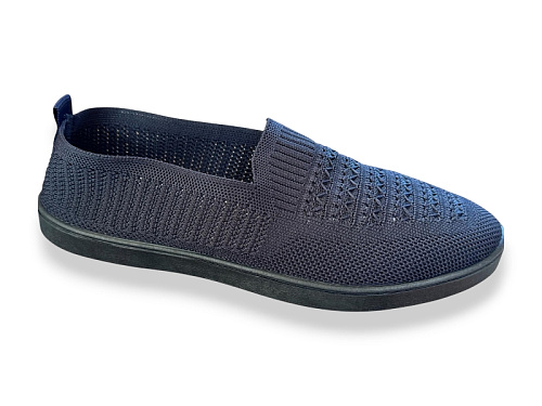 Слипоны Rai Shoes F06-018 синій в магазине Фонтан Обуви