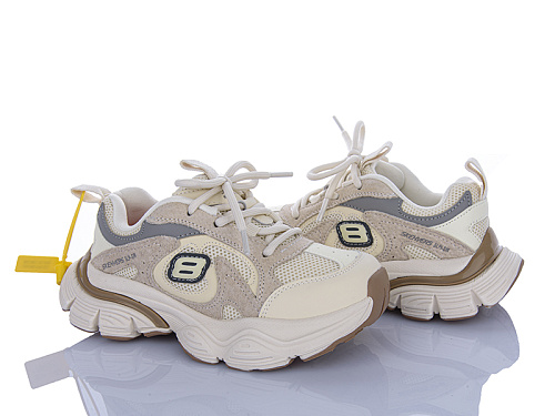 Кроссовки Clibee AS232608-1 beige в магазине Фонтан Обуви