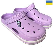 Кроксы Rai Shoes 416 лаванда в магазине Фонтан Обуви