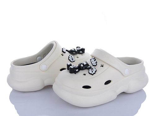 Кроксы Lion-Lu 8893 white в магазине Фонтан Обуви